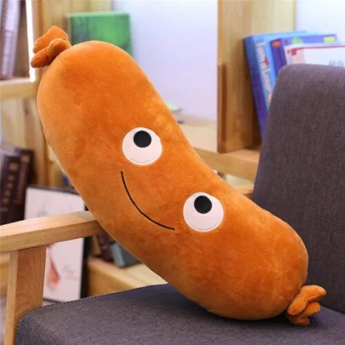 Plush Sausage Pillow