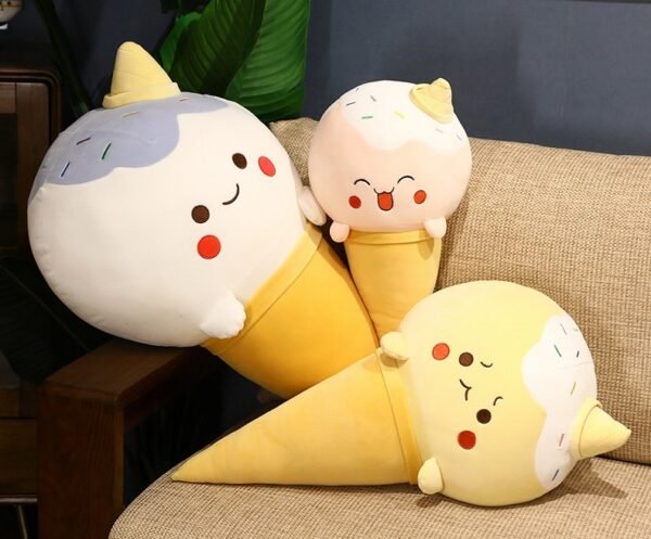 Plush Ice Cream Cone Pillow