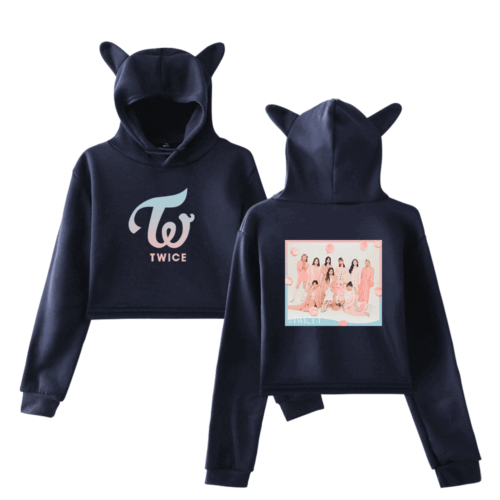 Twice4 Cropped Hoodie #2