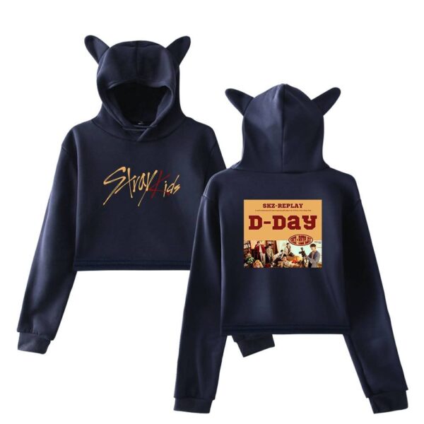 Stray Kids Cropped Hoodie #16