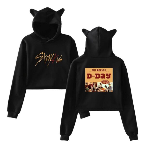 Stray Kids Cropped Hoodie #16 - Image 2