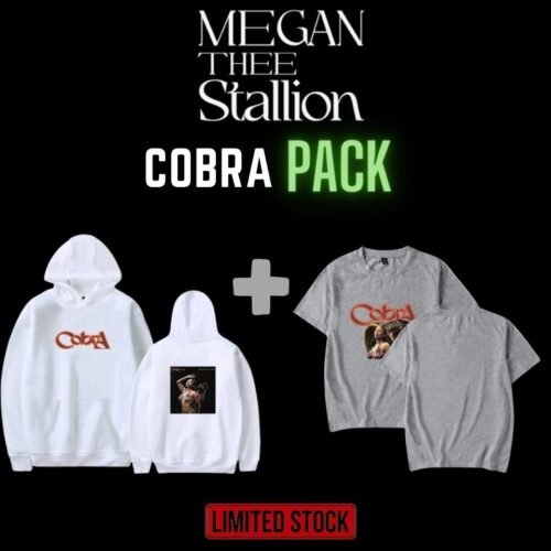 Megan Thee Stallion Cobra Pack: Hoodie + T-Shirt (C1)
