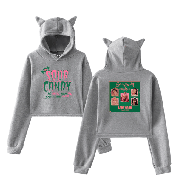 Blackpink Cropped Hoodie #30 - Image 5