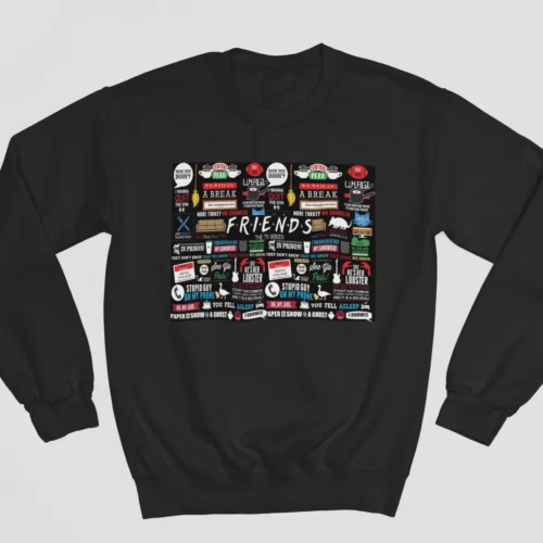 Tv Friends Sweatshirt #15 Collage
