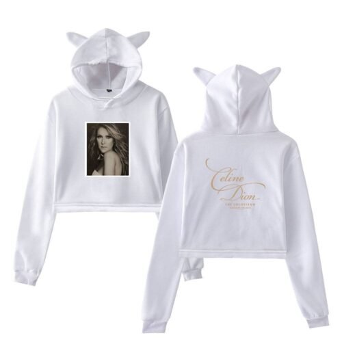 Celine Dion Cropped Hoodie #1 + Gift
